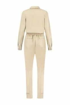 Fifth House Jumpsuits & Tuinbroeken Jumpsuit Beige