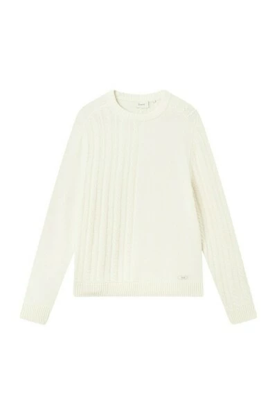 Forét Truien & Vesten TUNDRA CABLE KNIT Beige - Afbeelding 3