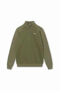 Forét Hoodies & Sweatvesten Creek Half Zip Green