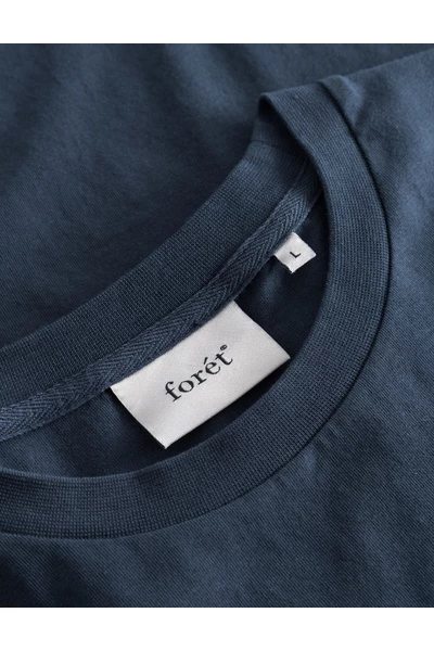 Forét Shirts Frame T-Shirt Blue - Afbeelding 2