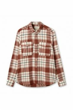 Forét Casual Overhemden ALASKA SHIRT Red