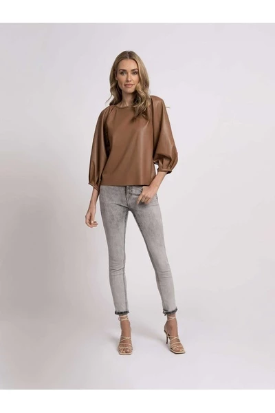 Fifth House Blouses Blouse FH 6-202 2104 Brown - Afbeelding 2