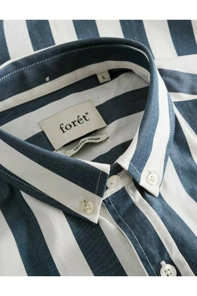 Forét Casual Overhemden Relax Shirt F707 White - Afbeelding 3