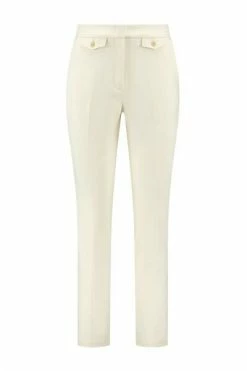 Fifth House Broeken Nia Trousers Foam Beige