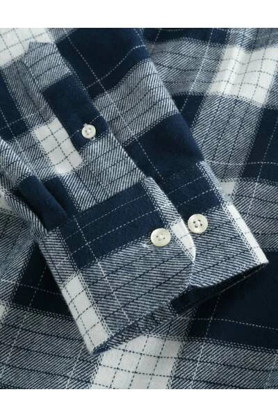 Forét Casual Overhemden DALE SHIRT Blue - Afbeelding 3