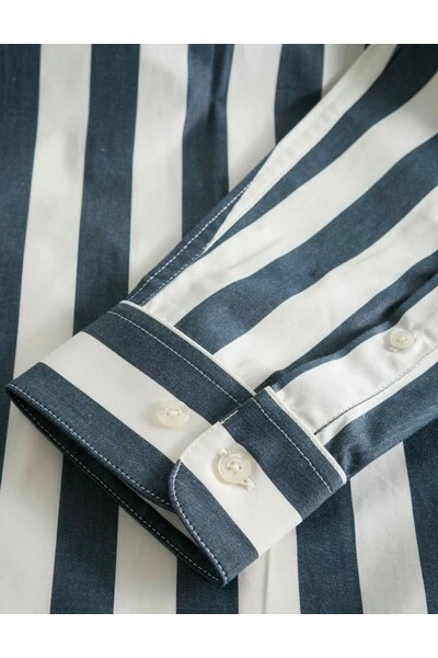 Forét Casual Overhemden Relax Shirt F707 White