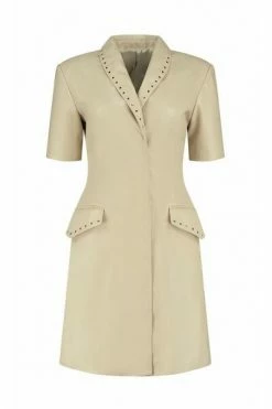 Fifth House Casual Jurken Dress Beige