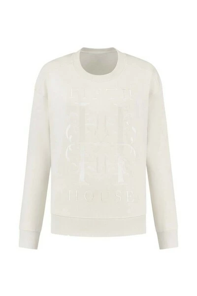 Fifth House Sweaters Round-neck Knitwear White - Afbeelding 3