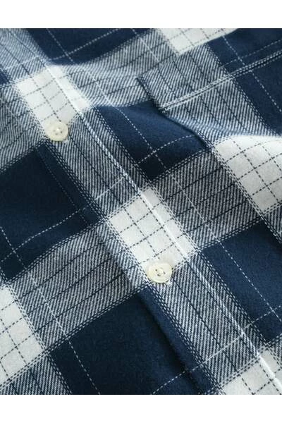 Forét Casual Overhemden DALE SHIRT Blue - Afbeelding 4