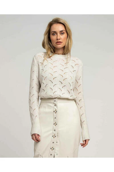 Fifth House Sweaters Pullover White - Afbeelding 2