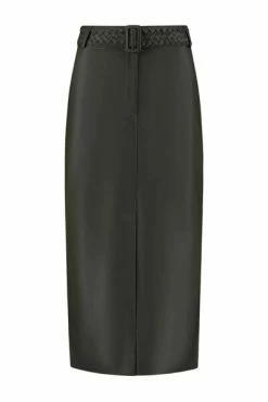 Fifth House Maxi Rokken Midi Skirt Green
