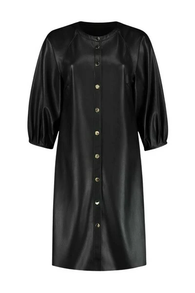 Fifth House Casual Jurken Dress FH 5-201 2104 Black - Afbeelding 2