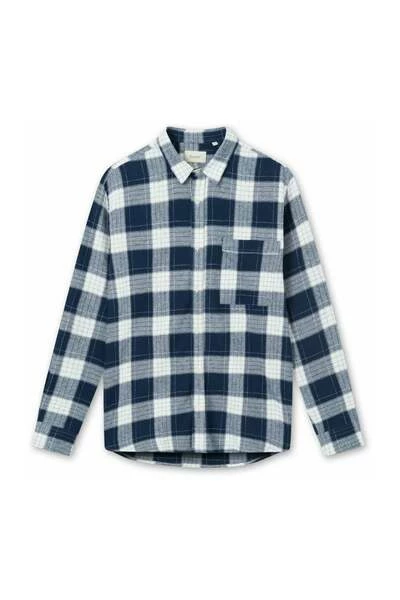Forét Casual Overhemden DALE SHIRT Blue