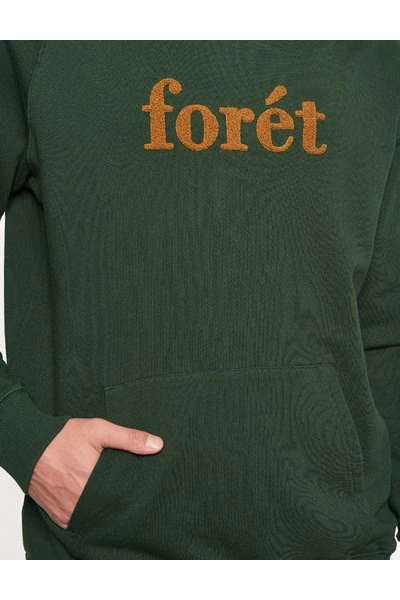 Forét Hoodies & Sweatvesten MAPLE HOODIE Green - Afbeelding 5