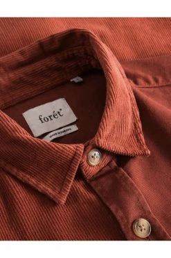 Forét Casual Overhemden Shirt Red