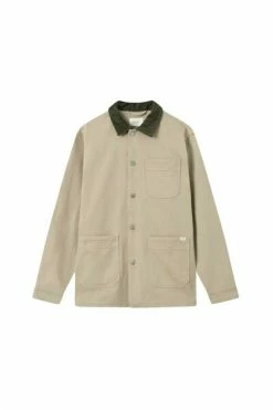 Forét Spijkerjassen Denim Jackets Beige