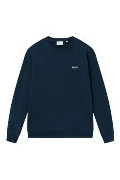 Forét Hoodies & Sweatvesten Ash Sweatshirt Navy Blue
