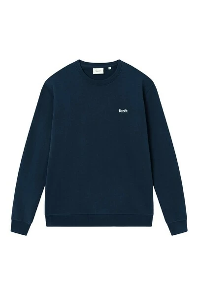 Forét Hoodies & Sweatvesten Ash Sweatshirt Navy Blue