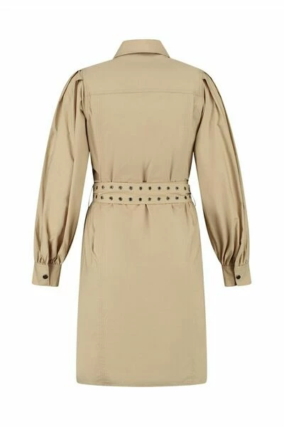 Fifth House Casual Jurken Sasha Dress Grain MIINTO-121ead386e6f1d961939 Brown