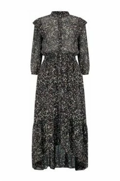 Blousejurken Fifth House Jurk Black