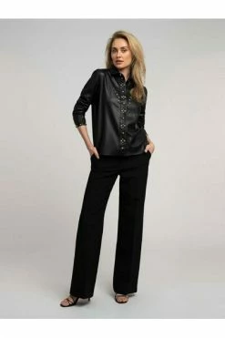 Longsleeve Shirts FIFTH HOUSE MAKI SHIRT Black