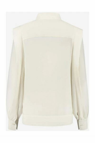 Fifth House Longsleeve Shirts Rosh Blouse Beige - Afbeelding 2