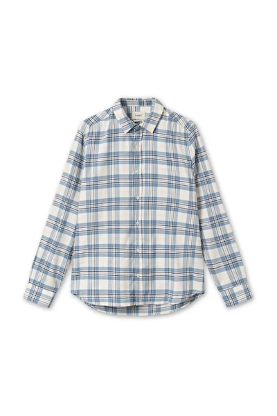Forét Casual Overhemden Wild Shirt Check F614 Blue