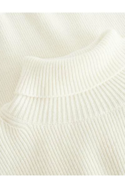 Forét Truien & Vesten MARSH TURTLENECK WOOL KNIT Beige