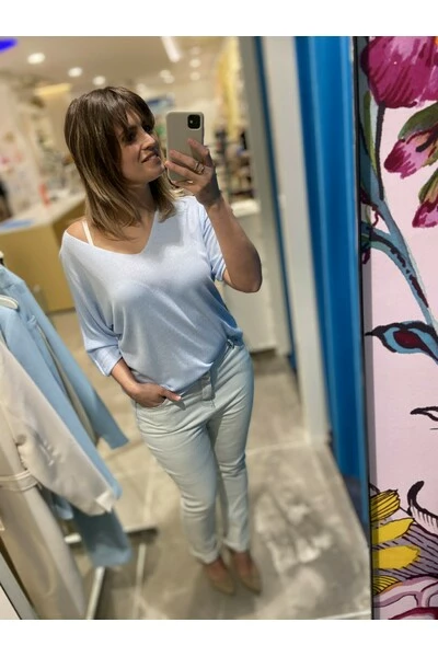 Fifth House Skinny Jeans Slim-fit Jeans Blue - Afbeelding 2