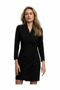 Fifth House Casual Jurken Noki Blazer Dress Black Black
