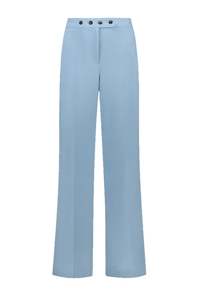 Fifth House Vrijetijds Broeken Noki Wide Trousers Blue - Afbeelding 3