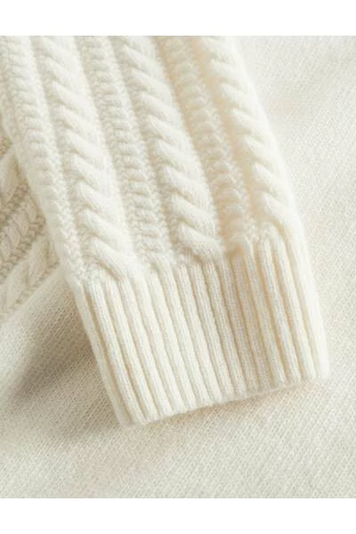 Forét Truien & Vesten TUNDRA CABLE KNIT Beige - Afbeelding 2