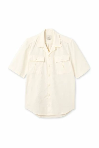 Forét Casual Overhemden YAK SHIRT Beige - Afbeelding 5