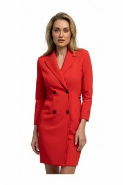 Fifth House Casual Jurken Noki Blazer Dress Red
